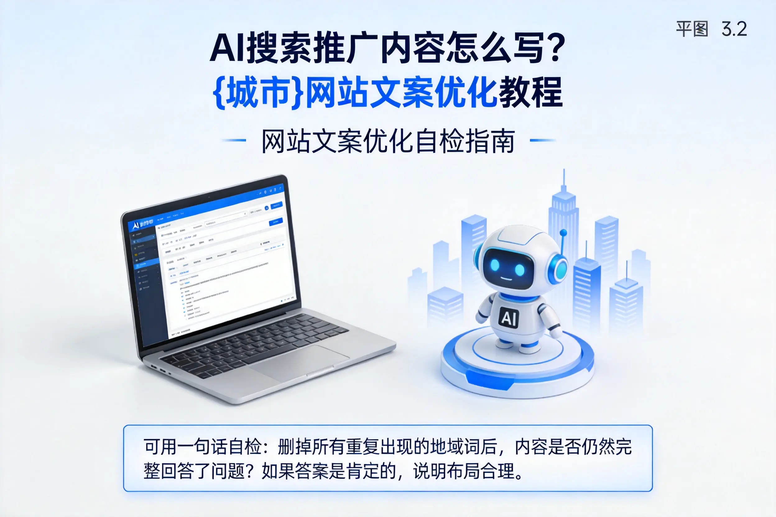 AI搜索推广内容怎么写？绵阳网站文案优化教程