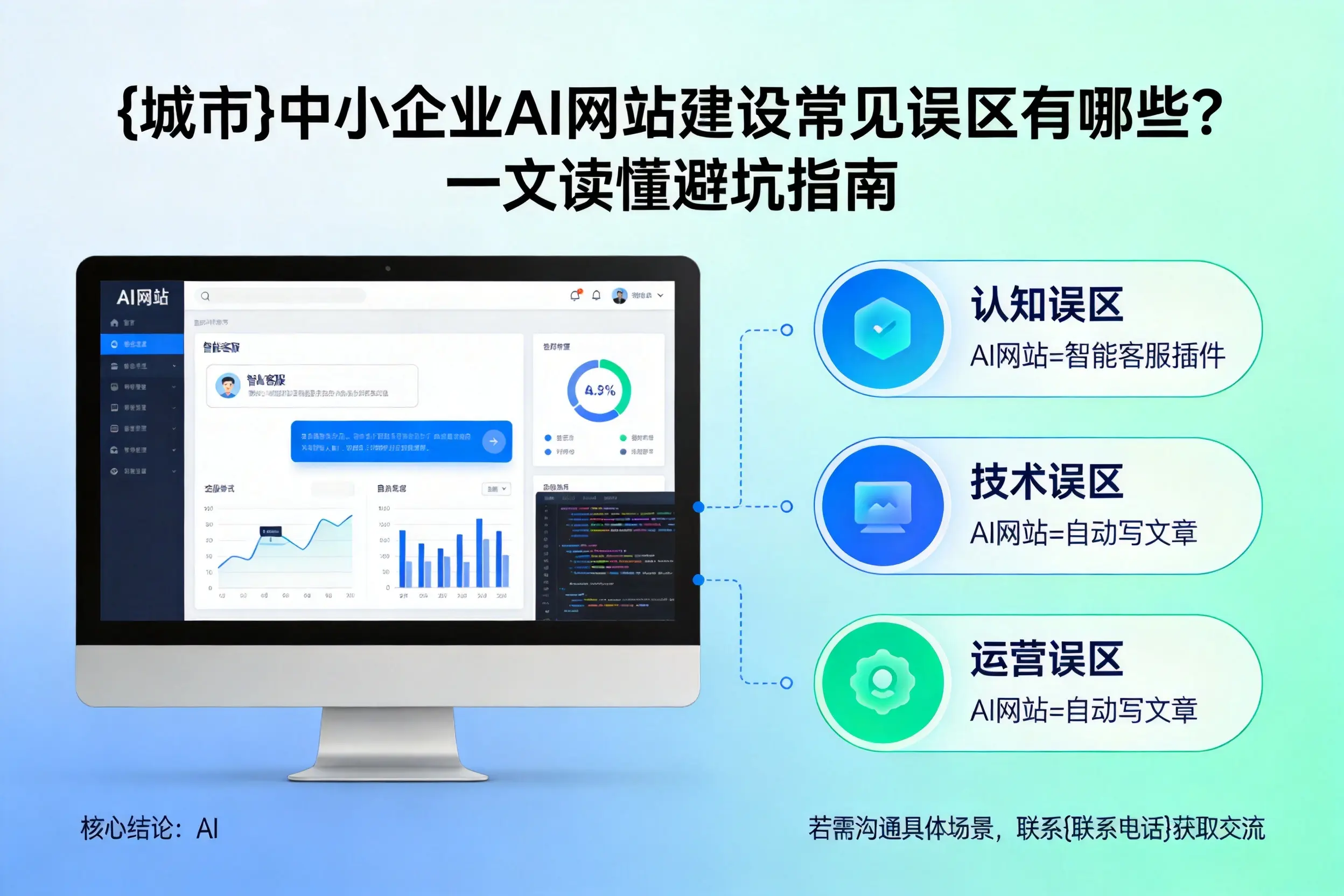 绵阳中小企业AI网站建设常见误区有哪些？一文读懂避坑指南