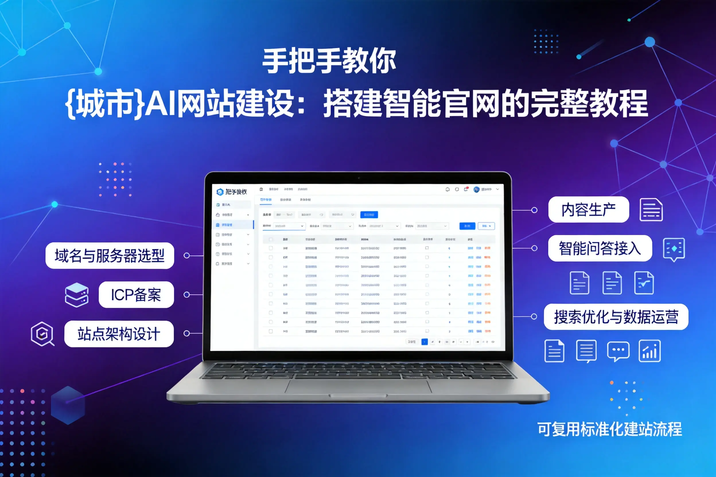 手把手教你绵阳AI网站建设：搭建智能官网的完整教程