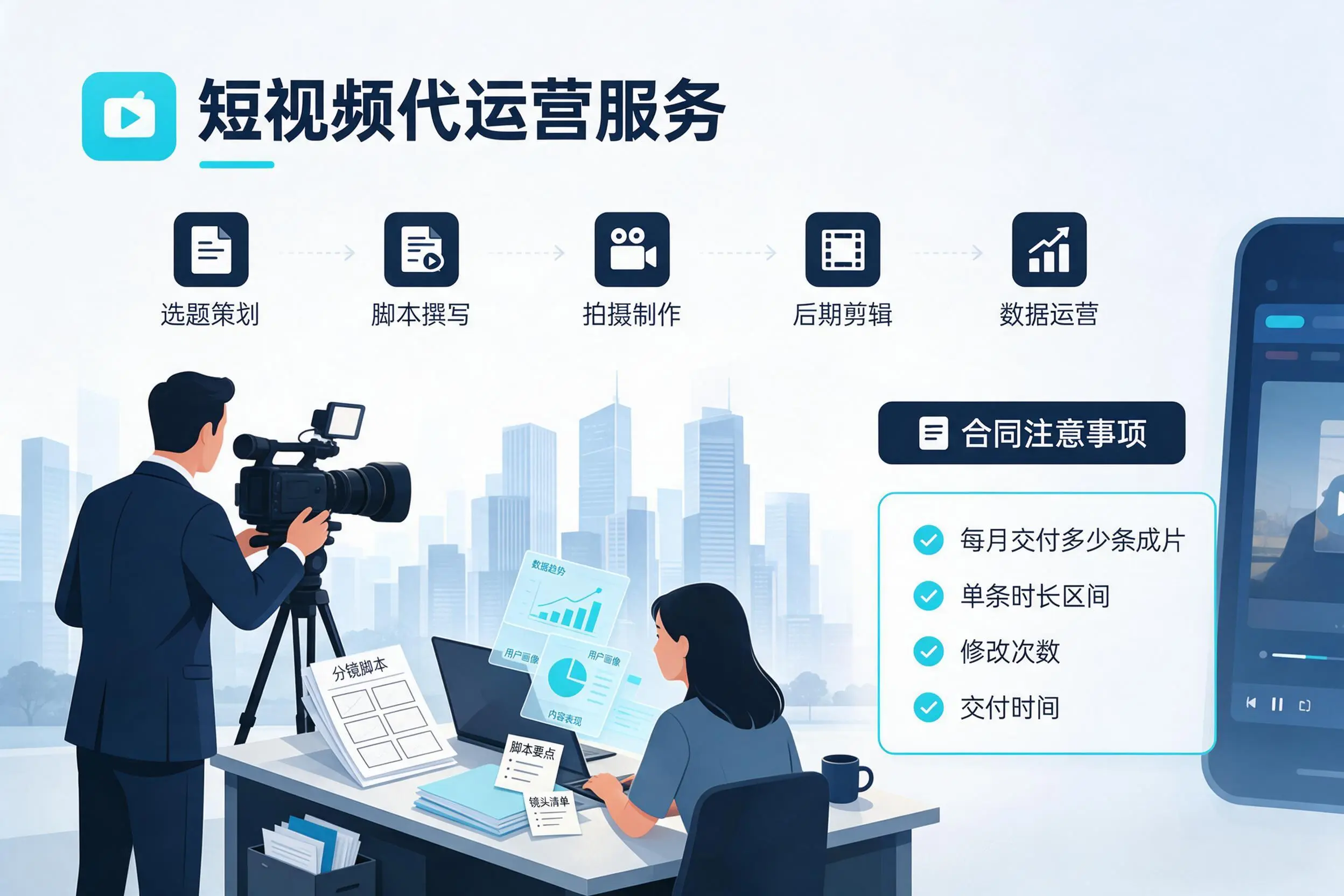 短视频代运营包含哪些服务?绵阳企业常见问题科普