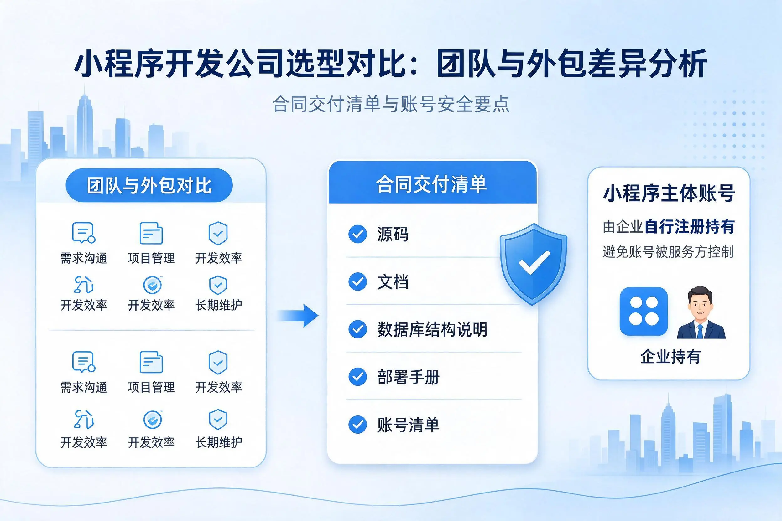 绵阳小程序开发公司选型对比：团队与外包差异分析