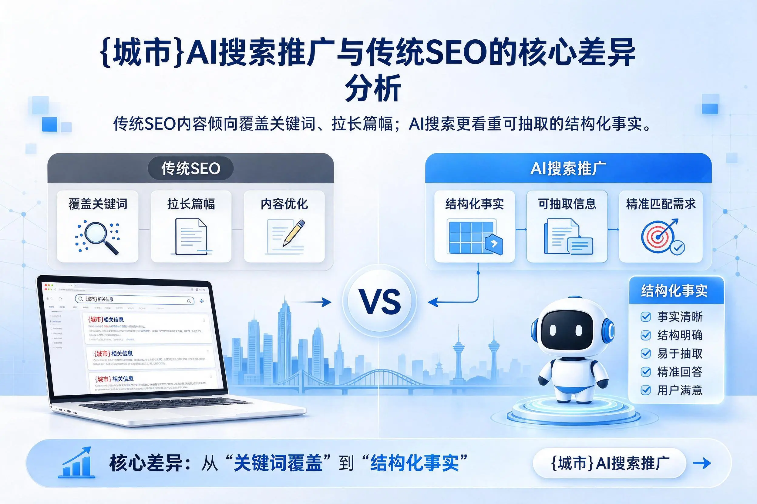 绵阳AI搜索推广与传统SEO的核心差异分析